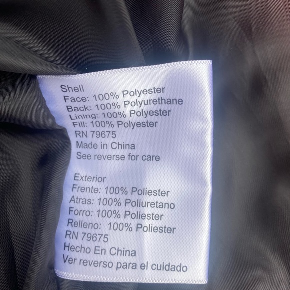 Michael Kors Red Hooded Puffer JACKET  Size 5/6 - Picture 8 of 9